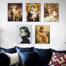 기타 바보사랑[아이러브페인팅]DIY 보석십자수 - 인물 시리즈 40cmX50cm, 제품선택:I03.보라빛웨딩