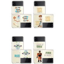 z플립3 제트플립3 디즈니 토이스토리 우디 외계인 클리어 투명 하드 핸드폰 폰 케이스