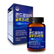 콘드로이친 글루코사민정 500mgx60정 2개월분 상어연골분말 부모님 어르신 선물, 없음, 단품