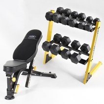 [바디엑스] 패키지 듀로 덤벨 100kg 정리대세트 총100KG, 상세 설명 참조