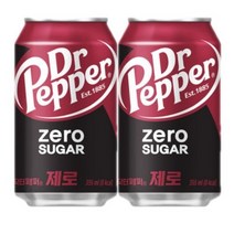 코카콜라음료 닥터페퍼 제로 355ml 24캔 체리콕 뚱캔, 40개