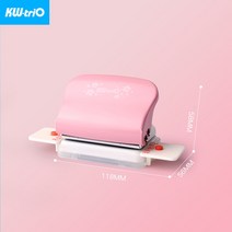 천공기 펀치 사무용품kw-trio 종이 펀처 라운드 홀 노트북 표준 펀치 머신 6-홀 플래너 펀처 20 26 30 홀 diy 스크랩북 용품, 6, 핑크 펀치-1 개