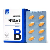 고려은단 메가도스B 비타민B 컴플렉스 64정 X 2개, 메가도스B 64정 x 2개, 쇼핑백 O (+0원)