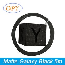 3D 프린터 펜 재료 필라멘트 Pla 플라스틱 리필 5M 1.75Mm 무광택 탄소 섬유 청동 실크 화이트 블랙 레드 그린 블루 퍼플 자연, Galaxy Black 5m, [20] Galaxy Black 5m