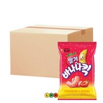 딸기 바나나킥 딸바킥 과일과즙 상큼함 달달구리 60g 16개입, 딸기 바나나킥 60g 16개입