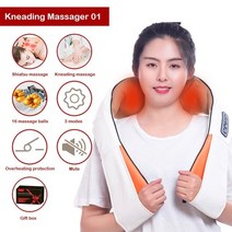 손목 마사지기 보호대 손 손가락 Massager for neck and back with heat deep kneading electric shiatsu massage 발 바디, pt-bai-4