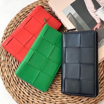 고급천연양가죽 포르보 와이드 메쉬 지퍼장지갑