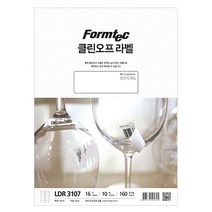 [ch4]폼텍)클린오프라벨(LDR_3107_10매_16칸), 도담쿠팡 본상품선택