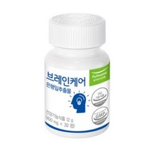 풀무원건강생활 브레인케어 은행잎추출물, 3개, 30정