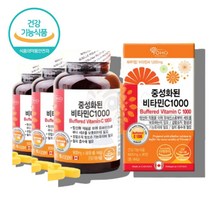 아스코르브산 아스코르빈산 고함량비타민 고용량 메가도스 매가도스 60대 50대 여성 남성 노인 어르신 할머니 할아버지 중성 화 된 비타민c 천 1000 영양제, 중성비타민c 90정 x3통