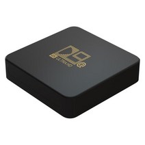 스마트 TV 박스 4k 미니 셋톱 리모컨 포함 코어 미디어 플레이어 가정용 WiFi HD 지원, 02 Black
