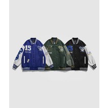 (프리미엄제품) San 마운틴 레더 모직 야구점퍼 (3color)