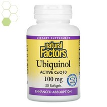 네츄럴팩터스 유비퀴놀 유비퀴논 100mg 30캡슐, 1+1