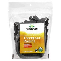 미국 Swanson 스완슨 인증 톰슨 건포도 454g 1lb