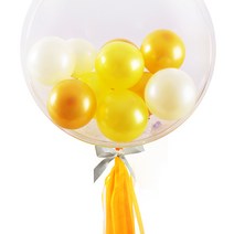 굿벌룬 커스텀래터링풍선 버블벌룬풍선 직접만들기세트 생일파티 백일 돌잔치 풍선선물 깜짝이벤트, 미니풍선색상2번