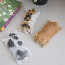 [624CONTAINER]리얼 고양이 냉장고 자석 (3color) 가격인상포장훼손 반품불가, ★옵션확인必그레이
