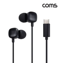 인이어 타입 이어폰 Type C 커넥터 1.2M Black W9401B5