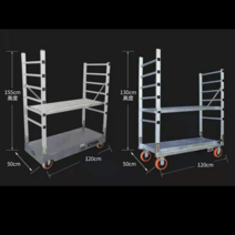 이동식 작업대 틀비계 간이작업대 바퀴 이동식비계, 길이1.2m 폭0.6m 바퀴없는 1.2m접이식
