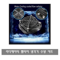 A021 라디에이터 열전기 펠티어 냉각기 수냉FAN DC12V