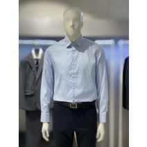[트루젠] 트루젠 스카이블루스트라이프 기본핏 드레스셔츠 225516013324 P002624718