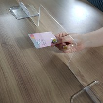창구형 아크릴가림막 투명 칸막이 카운터 식당용 업소용 은행 매표소 테이블 교회 책상 식탁, C형 가로700세로600 창구200 100