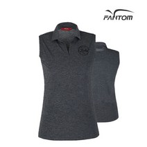 팬텀 골프 fantom여성 럭키 1993 민소매 카라 티셔츠 F22102TL172_DG, 090, DG