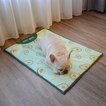 YISOKO 여름 쿨펫매트 강아지쿨방석, 그린/매트