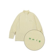 [국내매장용] 비트윈 벨루어 하프 집 옐로우 엠엠엘지 BB2T024