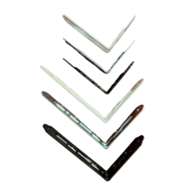 드림철물 선반대 ㄱ자꺽쇠 철선반 선반꺽쇠, 2 선반대 흑색 150x100