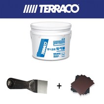 테라코 핸디코트 워셔블 5KG (준외부용/베란다용) + 쇠헤라 + 사포 SET, [TSS_D1333] 핸디코트워셔블+쇠헤라+고대판+사포