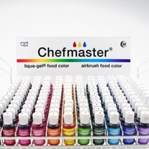 CN 셰프마스터 젤타입 식용 색소 28g 쉐프마스터 세트 잉크 마카롱 홈 베이킹 재료, 젤타입 식용색소  화이트