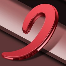 골전도 블루투스이어폰 범용 골전도 이어폰 무선 블루투스 4.2 스포츠 스테레오 헤드셋 노트북 태블릿 샤오미 아이폰 7 8 X, 빨간