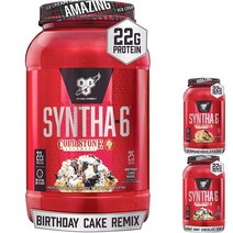 BSN 신타6 오리지널 콜드스톤 에디션 프로틴 SYNTHA-6 단백질 보충제 1.17kg, 벌스데이케이크
