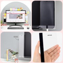 파샵 모니터메모보드 오른쪽(우) 데스크패드 컴퓨터메모보드