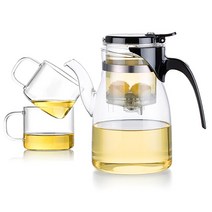 사마도요 내열유리 티포트세트 B04, 1세트, 티포트 900ml + 찻잔 150ml x 2p