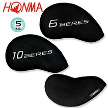 일본 직수입 혼마 베레스 아이언 카바 (5개: #6~$10), 기본 : 상세페이지 참조