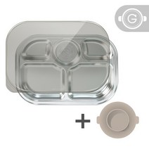 그로미미 스테인리스 식판 (5구) + 실리콘 흡착판, 흡착식판(5구), 선택완료