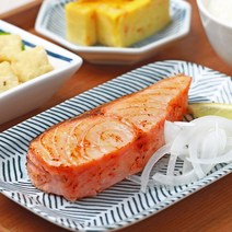 밸다랩 연어스테이크 80g x 8팩, 오리지널 4팩 + 허브 4팩