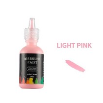 네일건 에어 타카 충전 색 네일 에어 브러쉬 잉크 스프레이 건 아트 페인팅 안료 키트 컬러 도구 매니큐어 젤, Light Pink
