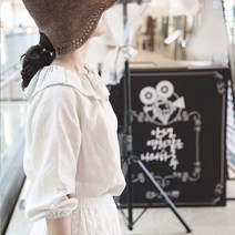 린넨프릴블라우스