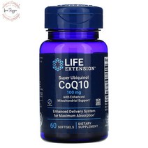 미토콘드리아 유비퀴놀 CoQ10 100mg 소프트젤정60, 50mg, 30개