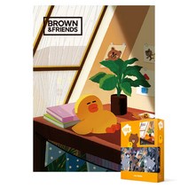아트박스/퍼즐사랑 108피스 직소퍼즐 - 라인 프렌즈 한가로운 주, 단품, 옵션선택:본품