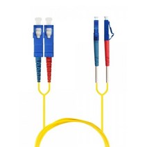 고급형 LC-SC-MM-2C-3M 멀티 광 패치코드 점퍼코드 광장비와 분배함 간 연결 케이블