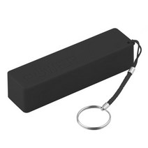 휴대용 전원 뱅크 USB 모바일 충전기 팩 상자 배터리 케이스 1 x 18650 DIY, 검은 색