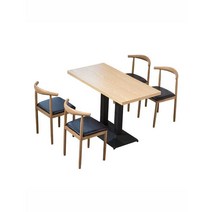 카페 야외 테이블 쉼터 펜션 4인용 행사장 정원, 테이블 의자 세트 G