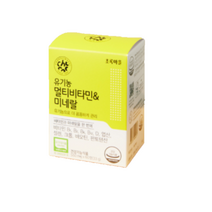 (초록마을) 유기농 멀티비타민&미네랄, 1개, 550mgX60정