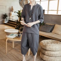 남자계량 한복 두루마기 승복 개량 생활 한복 갈옷 장삼 삼베옷 기성 스님복