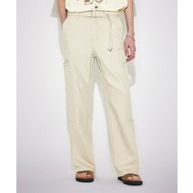 메종미네드 BELTED SIDE POCKET WIDE 팬츠 바지 베이지