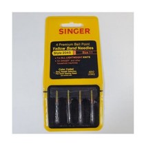VTG Singer 재봉틀 미싱 노란색 Band Needles Size 11 for All Lightweight Knits