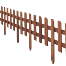 낮은 정원 목재 울타리 파티션 잔디보호 펜스 담장, 화이트 100x30x45 두께 9 mm